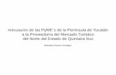 Articulación de las PyME s de la Península de Yucatán a la ... · hotelera y de servicios de Cancún y la Riviera Maya, Objetivos •Mejorar las capacidades de las PyME´s de las