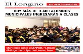 AÑO 7 - N° 2.122 Lunes 5 de Marzo de 2018 HOy Más dE 3.400 ...diariolongino.cl/wp-content/uploads/2018/03/longinoAHmarzo5.pdf · Más de 3.400 los alumnos municipales que desde