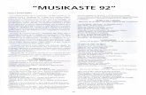 MUSIKASTE 92 - errenteria.net · diversos actos, el I C entenario del nacim iento de Isidro Ansorena, intérprete y compositor de música para txistu, a quien tanto debe la reafirmación