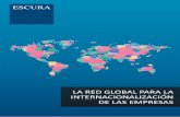 Carta del Socio Director de Bufete Escura · la introducción de productos y/o servicios españoles en mercados internacionales; como en el asesoramiento en ... los servicios personales