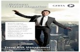 Travel Risk Management - GEBTAgebta.es/GEBTA_BTM_61.pdf · páginas como resumen de la políti - ca de viajes de la empresa. Vamos a tener que comunicar de otra ... manual de cada