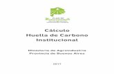 Cálculo Huella de Carbono Institucional - maa.gba.gov.ar · La Huella de Carbono (HC) es un instrumento que permite estimar las emisiones de gases efecto invernadero (GEI) emitidos