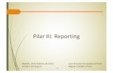 Pilar III: Reporting - otcfin.com · Fechas y Plazos Informe sobre la situación financiera y de solvencia Informe periódico de ... Anual ´ Umbral: 100% del mercado ´ Contenido: