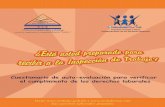 Visite  y  Sus ... · ... legislación laboral vigente en Honduras. En ellas se desarrollan ... durante el primer ... en su empresa la jornada máxima legal establecida ...
