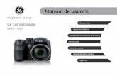GE Cámara digital - qsl.net · la marca “CE” se han diseñado para venderse en Europa. ii ... Si la cámara no se utiliza durante un largo período de tiempo, ... tales como