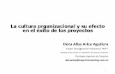 La cultura organizacional y su efecto en el éxito de los proyectosexpertconsulting.com.co/Recursos/Cultura Organizacional y Proyectos... · La cultura organizacional y su efecto