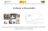 Cultura y Desarrollo - unesco.org · conjunto de indicadores los compromisos con la cultura en clave de desarrollo y la incidencia de la relación entre cultura y ... Innovaciones