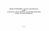INFORME NACIONAL DE EDUCACIÓN SUPERIOR DE PANAMÁbdigital.binal.ac.pa/DOC-MUJER/descarga.php?f=informes/4/Informe... · D. Articulación de la educación superior y los demás niveles