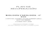 PLAN DE RECUPERACIÓN - gobiernodecanarias.org · Completa el siguiente cuadro comparativo: Plan de Recuperación Biología y Geología – 4º ESO 8.- ... ¿Qué probabilidad hay