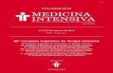 SYLLABUS 2016 MEDICINA INTENSIVA · Inicio Indice Volumen 33 - Nº 3 - 2016 • SYLLABUS Sociedad Argentina de Terapia Intensiva COMISIÓN DIRECTIVA (2015-2017) Presidente Rolando