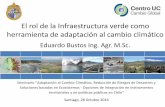 El rol de la Infraestructura verde como herramienta de ... · •Marco conceptual: la infraestructura y la adaptación al cambio climático •Cambio climático en Chile •Experiencia