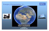 Energía y Componentes, S.L. - Portal de Ingenieros Españoles · ENERCO es una empresa dinámica que destaca por su eficacia y competencia en el mercado de los Grupos ... grupos