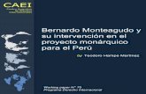 Bernardo Monteagudo y su intervención en el proyecto ... DI.pdf · que se dieron como consecuencia de la invasión napoleónica a la Península Ibérica. ... destacado relieve en