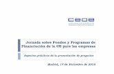 Jornada sobre Fondos y Programas de Financiación de la UE ...contenidos.ceoe.es/resources/image/2015-12-17_CEOE-Jornada_fondos... · Evaluación y auditoría: Análisis de los resultados