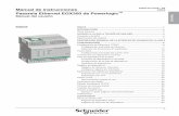 Manual de instrucciones Pasarela Ethernet EGX300 de Powerlogic · protectores, los PLC, unidades de control, controles de motores y otros ... El incumplimiento de estas instrucciones