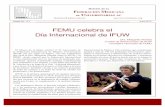 FEMU celebra el Día Internacional de IFUW · bio climático y el efecto invernadero; g) la ... tenario de la Batalla de Puebla del 5 de Mayo de ... Afectaciones a la salud de las