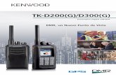 tkd200d300 0106 Marta - kasc.kenwood.com · ruido para una claridad superior y tecnología de codificación de voz con inherente seguridad de comunicación – para incrementar la