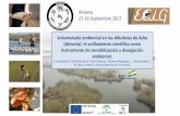 Almería 27-30 Septiembre 2017 · Jornada de evaluación y diagnóstico del ambiente de cría en la colonia de gaviota picofina y especies acompañantes del Paraje Natural de Punta