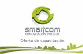 TEATRO PARA LOS NEGOCIOS - smartcomcorp.com · Ejercicios de desinhibición y trabajo en equipo. (Se ajusta a las necesidades de la ... Oratoria Trabajo en equipo Vocería corporativa