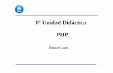 8 Unidad Didctica - - UD8 - PHP.pdf  7 8.1 LENGUAJES DE SCRIPT DEL SERVIDOR: PHP PHP (Hypertext