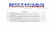 Maqueta Noticias 2 - uv.esaplicada/SeminariosPolitica/boletinesUDP/... · “La nueva política económica en España” Valencia, 13‐14 de marzo de 2014 Objetivo : analizar la