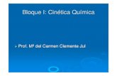 Bloque I: Cinética Química - OpenCourseWare de la ...ocw.upm.es/ingenieria-quimica/quimica-ii/Contenidos/Material... · PROBLEMAS: VELOCIDAD DE REACCIÓN Y ESTEQUIOMETRÍA Escriba
