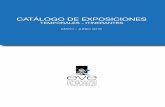 CATÁLOGO DE EXPOSICIONES - … fileEVE trabaja en el diseño y montaje de exposiciones, formando equipo con otros profesionales