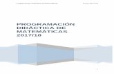 PROGRAMACIÓN DIDÁCTICA DE MATEMÁTICAS 2017/18ies-blasdeprado.centros.castillalamancha.es/sites/ies-blasdeprado... · Los componentes del Departamento de Matemáticas durante el