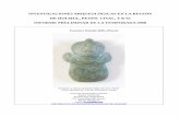 INVESTIGACIONES ARQUEOLÓGICAS EN LA REGIÓN DE … · INFORME PRELIMINAR DE LA ... Figurilla de jade verde/azul en forma humana y celtiforme. Forma parte de un collar de ... Figura