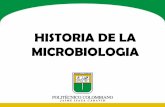 HISTORIA DE LA MICROBIOLOGIA - files.jagudeloc.webnode.esfiles.jagudeloc.webnode.es/200000392-c1864c27e8/1A. Historia de la... · La Microbiología es la ciencia que trata de los