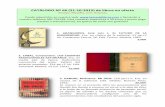 CATÁLOGO Nº 66 (21-10-2015) de libros en oferta fileCATÁLOGO Nº 66 (21-10-2015) de libros en oferta Ensayo, filosofía, cine, Asturias Puede adquirirlos en nuestra web: o llamando
