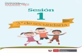 Sesión 1 - Ministerio de Educación del Perú | Minedu · Mientras juego me hago más fuerte, más rápido y más resistente PLANIFICACIÓN DE SESIÓN DE APRENDIZAJE Valora y asume