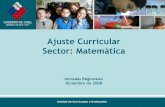 Ajuste Curricular Sector: Matemáticalem.uct.cl/wp-content/uploads/2009/06/presentacion_ajuste... · –Entre NB2 y segundo ciclo básico, a partir de la actualización realizada