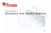 Guía Rápida del Sistema Vía Radio Matrix - tdssistemas.com.brtdssistemas.com.br/wp-content/uploads/2016/02/Rins1007_1_SPANISH... · Mando – KF4DW LED Estado Acción Botones:
