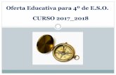 Oferta Educativa para 4º de E.S.O. CURSO 2017 2018iesfelixdeazara.catedu.es/.../06/OFERTA-4º-ESO-ALUMNOS-DE-3º-ESO.pdf · ACABAR 4º DE ESO O ... Profesional Inicial. - 15% de