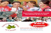 Experiencia Cultural en Canadá - pro-muevete.compro-muevete.com/wp-content/uploads/2014/11/Experiencia-Cultural... · para jóvenes de 10 a 17 años ... y amplio programa de actividades