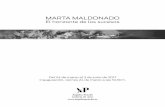 MARTA MALDONADOmartamaldonado.com/2017/CATALOGO MARTA MALDONADO 2017.pdf · • Colección Palacio de Congresos y exposiciones. ... Numerosas exposiciones colectivas en galerías