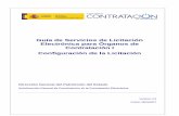 Plataforma de Contratación del Sector Público. Guía de ... Licitación Electrónica (PLACSP... · 2.5.4 REQUISITOS DE PARTICIPACIÓN EN PROCEDIMIENTOS CON LOTES ... información