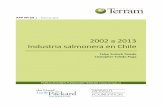 2002 a 2013 Industria salmonera en Chile - Fundación Terram · ... (como cohombros de mar, erizos, ascidias y medusas ... 2 Organización de las Naciones Unidas para la ... y una