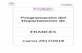 Programación del Departamento de FRANCÉS curso 2017/2018eoixauen.es/wp-content/uploads/2013/07/PROGRAMACIÓN-FRANCÉS-2017... · 3 1.3. criterios de evaluaciÓn 1.4. primer curso