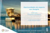 Oportunidades de negocio con Hungría - camaratenerife.com Hungría Cámara de... · •El déficit presupuestario se mantiene con ... • Basada en las necesidades de las empresas