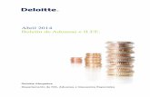 Abril 2014 Boletín de Aduanas e II.EE. - Deloitte US | Audit, … · 2018-10-06 · con zonas y depósitos francos u otros depósitos y regímenes aduaneros y fiscales. ... existentes