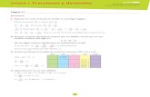 Unidad 1. Fracciones y decimales ESO - iessuel.es Tema 1.pdf · Unidad 1. Fracciones y decimales ESO Matemáticas orientadas a las Enseñanzas Académicas 3 1 Página 11 Resuelve