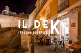 NUESTRA FILOSOFÍA - decanteristorante.es · temporada 2017, situado a los pies de la muralla y la entrada a Dalt Vila en la ciudad de Eivissa. ... Nuestros locales están abiertos