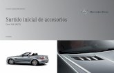Surtido inicial de accesorios - Mercedes Benz - StarPatria Clase... · Disponibles también como equipo opcional, código U12. Inmediata NUEVO Alfombrillas de velours clásicas, juego,