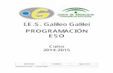 I.E.S. Galileo Galilei PROGRAMACIÓN ESOiesgalileocordoba.es/wp-content/uploads/2015/10/MD75PR02RG_2ESO... · El alumnado se adaptará a usar distintas técnicas y métodos de trabajo,