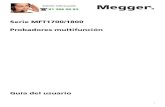 Serie MFT1700/1800 Probadores multifunción - plcmadrid.esdocumentacion/Megger/manual_MFT1700_1800_UG... · si faltara alguna pieza (incluidos el soporte, el selector de posición,
