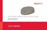 Procesador auditivo en una sola unidad RONDOs3.medel.com.s3.amazonaws.com/pdf/US/fl-br/QuickQuide... · 2016-06-22 · Procesador auditivo en una sola unidad RONDO Luces indicadoras