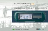 MAVOWATT 70 - gossenmetrawatt.com · La conexión de este instrumento debe ser hecha de acuerdo con las normas del Código Eléctrico Nacional ... Carpeta de Potencias Sección C