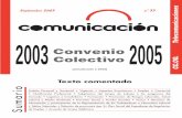 Convenio 03-05 con portadas · Mercado de las Telecomunicaciones (CMT), ... plantilla y mejorar sus condiciones laborales y salariales y lo que también es importante: que